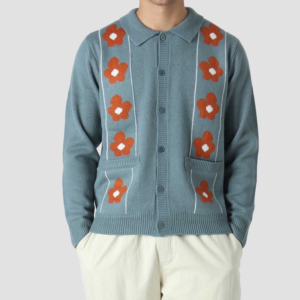 RARE NWT Obey - Iris Cardigan, Leaf Multi XXL **New With Tags, Brand New**
